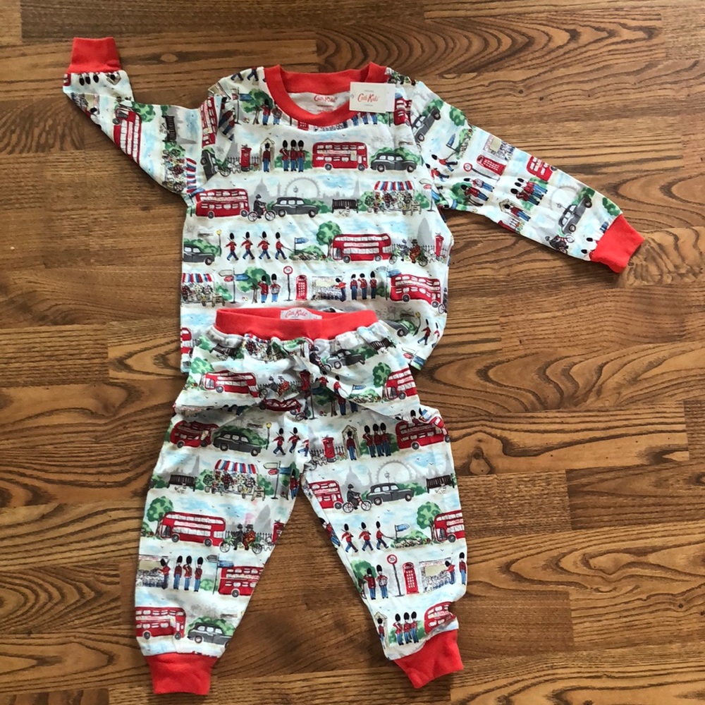 New w/Tags Cath Kidston English Children’s Pajamas (size 1-2 years)